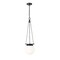 Z-Lite Calhoun Pendant, 1-Light, 9 In.W x 10.75 In.H, Matte black/white opal 7505P9-MB - alternate 6